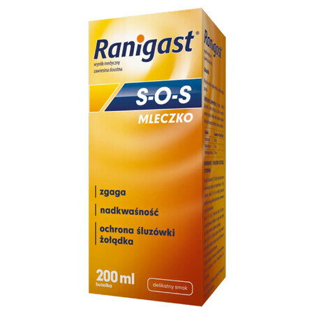 Ranigast SOS Milk, suspension orale, 200 ml