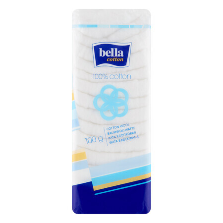 Bella Bio-Baumwollwatte, 100g