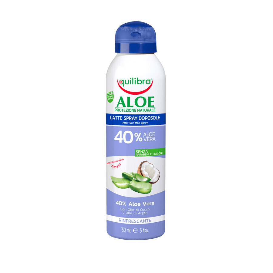 Equilibra Aloe, lozione doposole, spray, 150 ml