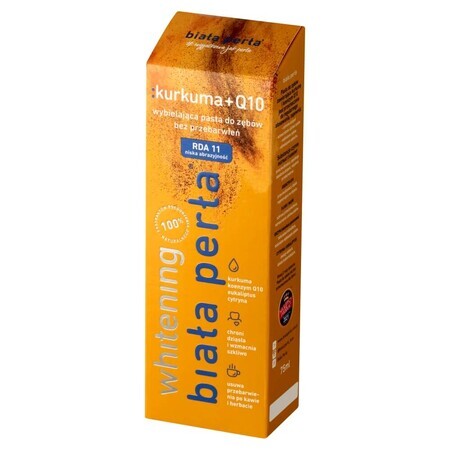 Dentifricio Bianco Perla per amanti del caffè e del tè, 75ml