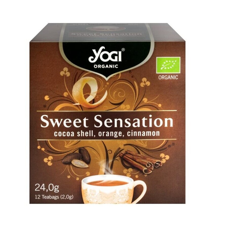 Thé biologique Sweet Sensation, 12 sachets, Yogi Tea