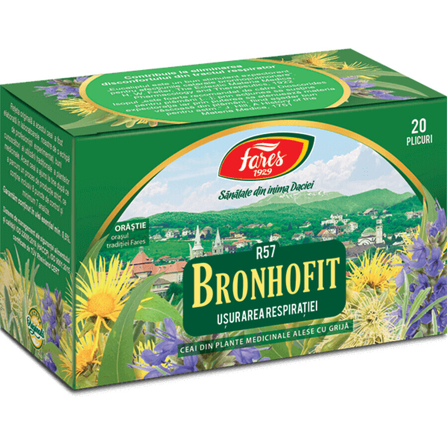 Thé Bronhofit, 20 sachets, Fares