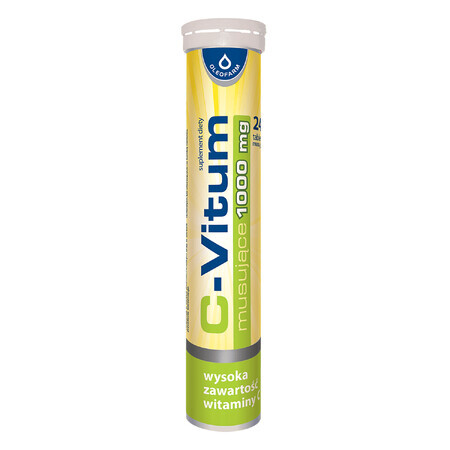 C-Vitum, vitamine C 1000 mg, 24 comprimés effervescents