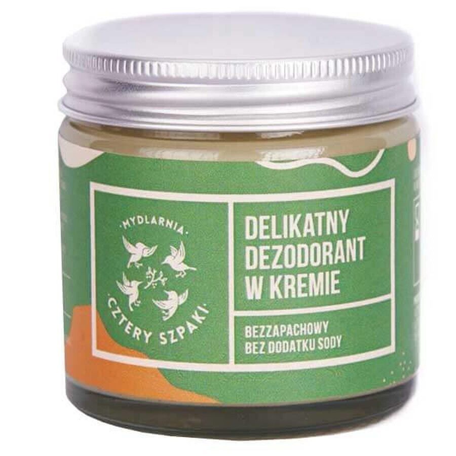 Cztery Szpaki, déodorant doux en crème, 60 ml