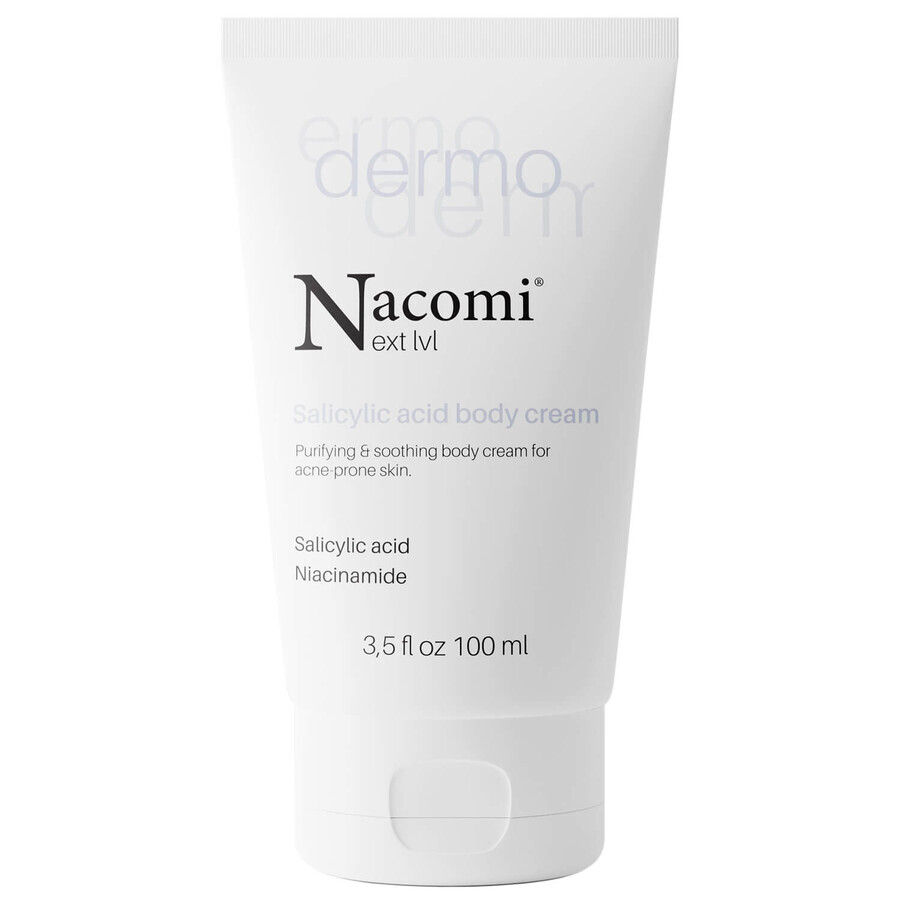 Nacomi Next Level Dermo, Body cream with salicylic acid, 150 ml