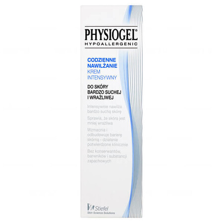 Physiogel Daily Moisturising, Cremă intensivă, Piele foarte uscată și sensibilă, 100 ml