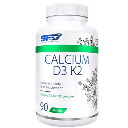 SFD Calcium D3 + K2, 90 comprimés