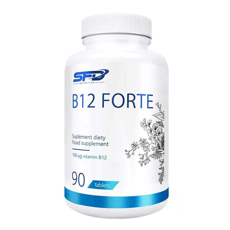 SFD B12 Forte, Vitamine B12 100 µg, 90 comprimés