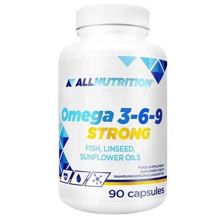 Allnutrition Oméga 3-6-9 Fort, 90 gélules