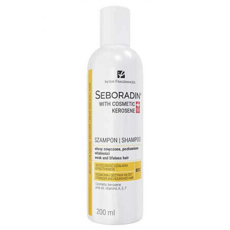 Seboradin à l'huile cosmétique, shampooing pour cheveux fatigués et manquant de vitalité, 200 ml