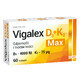 Vigalex D3 + K2 Max, vitamine D 4000 UI + vitamine K 75 &#181;g, 60 comprim&#233;s