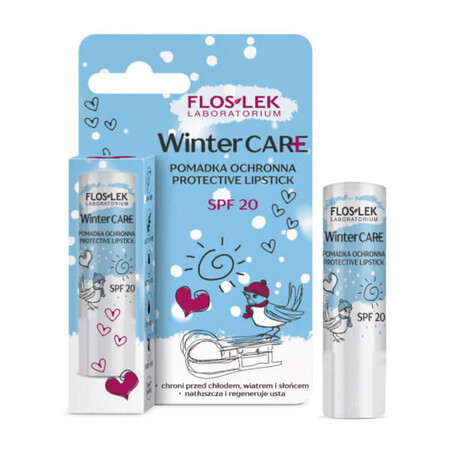 Floslek Winter Care, lip protection lipstick, UV SPF 20, 1 piece