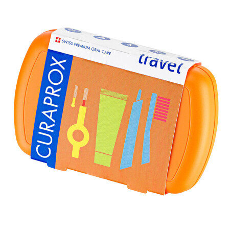 Curaprox, set de voyage, orange