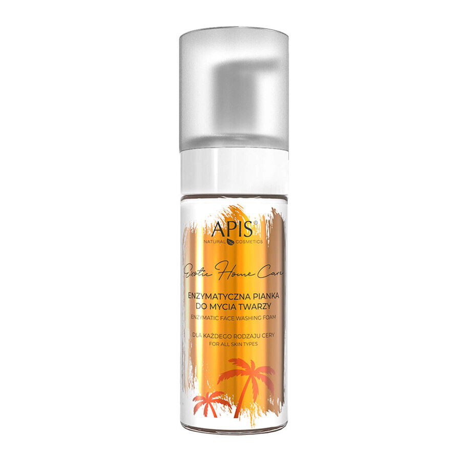 Apis Exotic Home Care, Enzymatic Facial Cleansing Foam, All Skin Types, 150ml