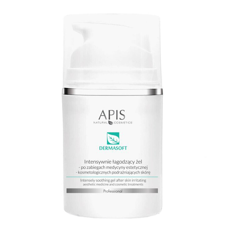 Apis Professional Dermasoft, Gel calmant intensiv după proceduri estetice, cosmetice, 50 ml