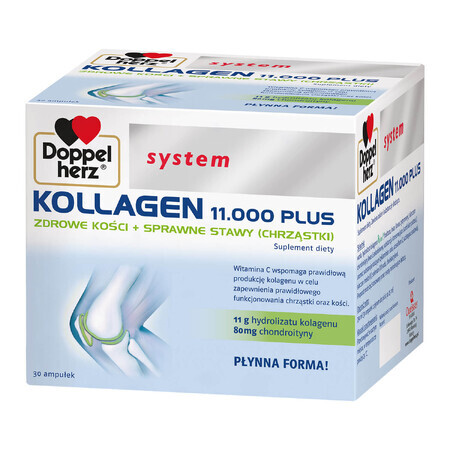 Sistem Doppelherz Kollagen 11000 Plus, 25 ml x 30 fiole
