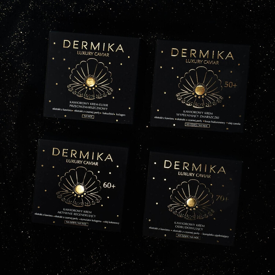 Dermika Luxury Caviar 70+, kaviaarherstellende crème, 50 ml