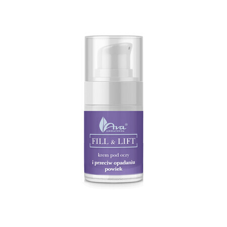 Ava Fill & Lift, crème anti-fatigue pour les yeux et les paupières, 15 ml