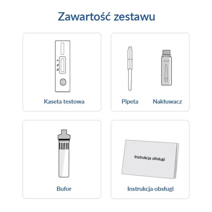 Diather Intoleranz Test, Heimtest zum Nachweis von Antikörpern der Klasse IgA gegen tTG und DGP, Glutenunverträglichkeit und Zöliakie, 1 Stück