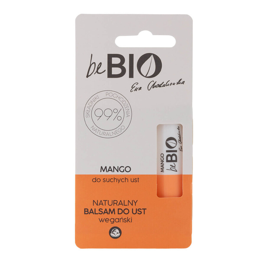 beBIO Ewa Chodakowska, natural lip balm, mango, 5 g