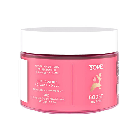 Yope Boost My Hair, Mască pentru părul deteriorat cu bioceramide, 250 ml