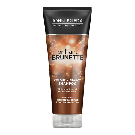 John Frieda Brilliant Brunette, Șampon pentru culoare vibrantă, 250 ml