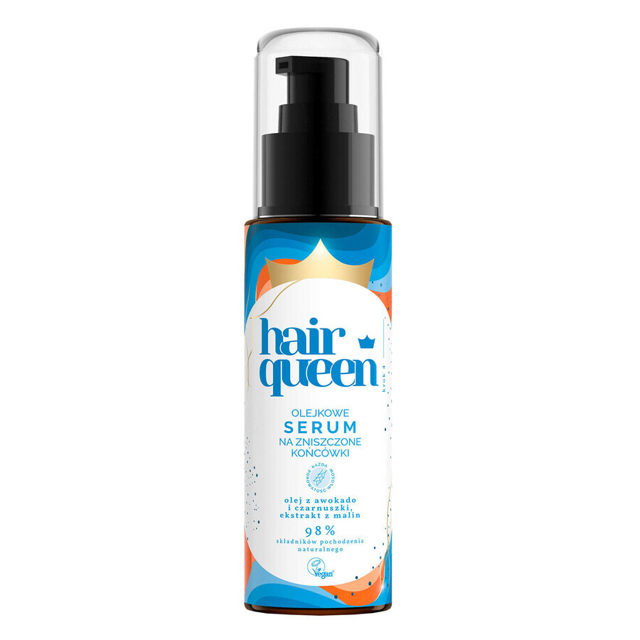 Hair Queen, sérum huileux pour pointes abîmées, 80 ml