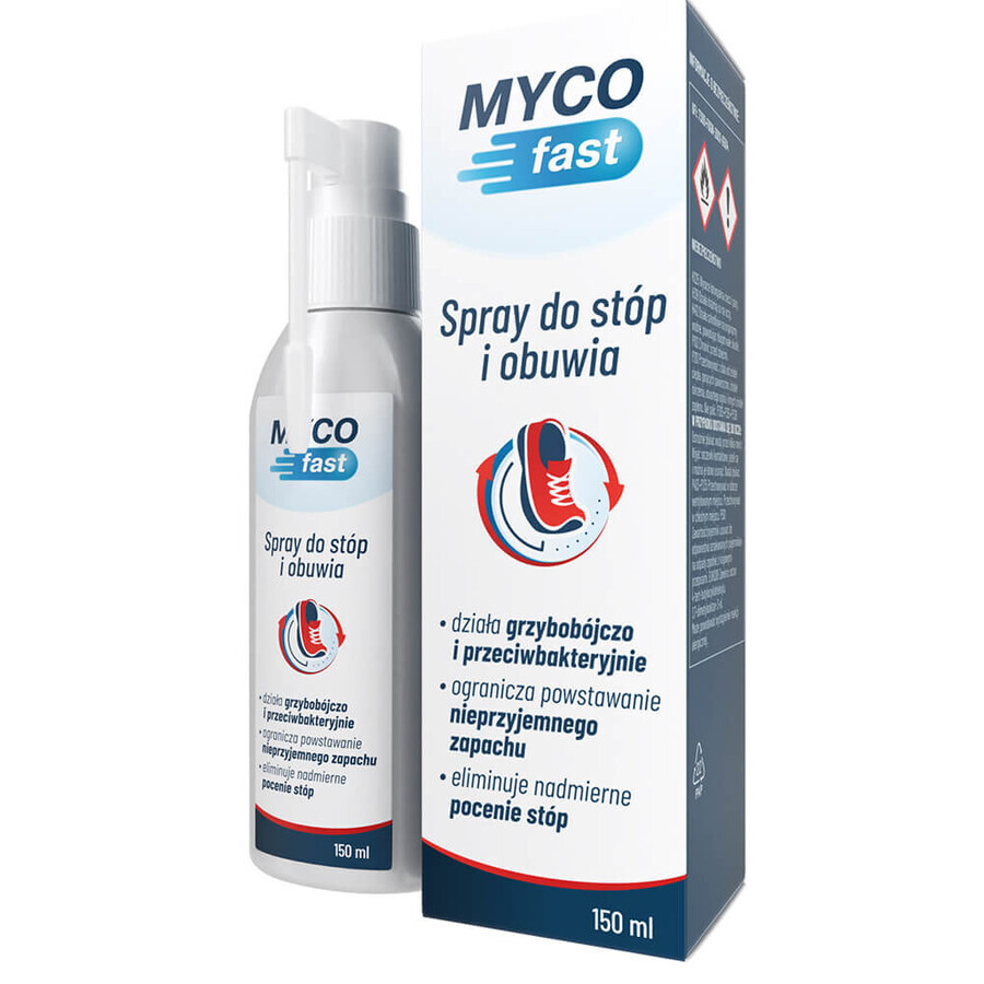 MYCOfast, spray pieds et chaussures, 150 ml