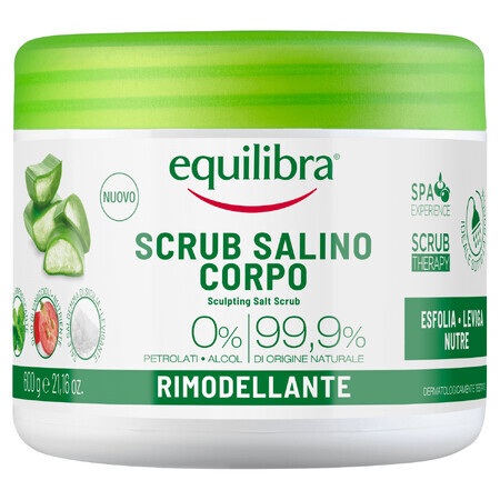 Peeling Salino per Modellare la Silhouette Equilibra, 600 ml.