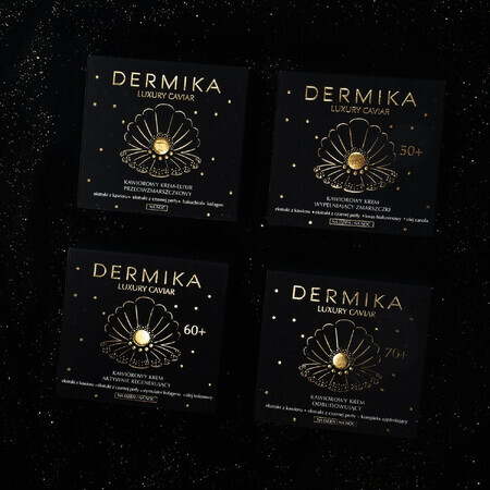 Dermika Luxury Caviar 50+, cremă de caviar pentru umplerea ridurilor, 50 ml