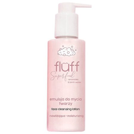 Fluff Superfood, émulsion nettoyante hydratante pour le visage, 150 ml