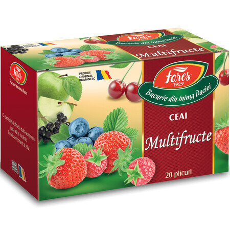 Multifruit tea, 20 sachets, Fares