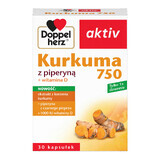 Doppelherz aktiv Turmeric 750 with Piperine + Vitamin D, 30 capsules