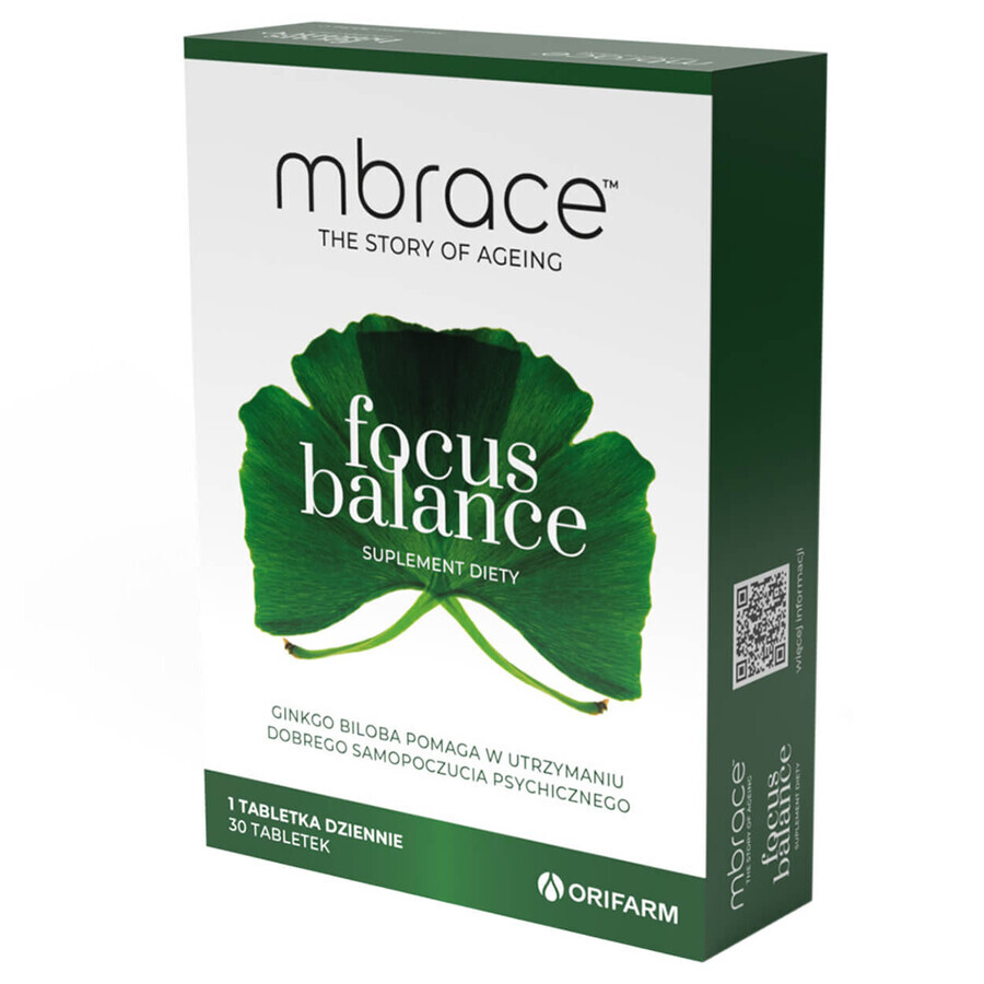 Mbrace Focus Balance, 30 comprimés