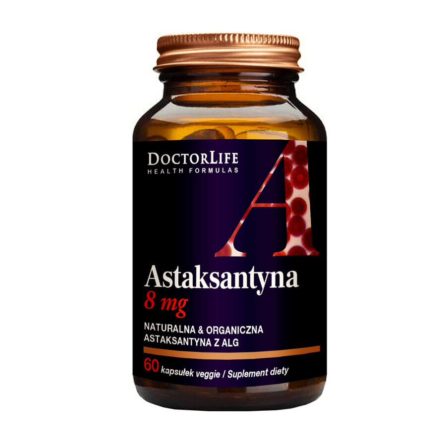 Doctor Life Astaxanthin 8 mg, 60 capsule vegetale