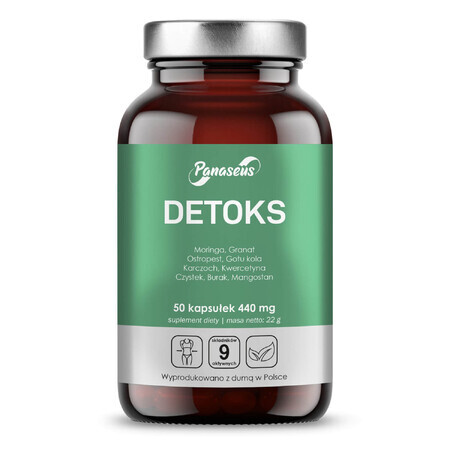 Panaseus Detoks, 50 capsule