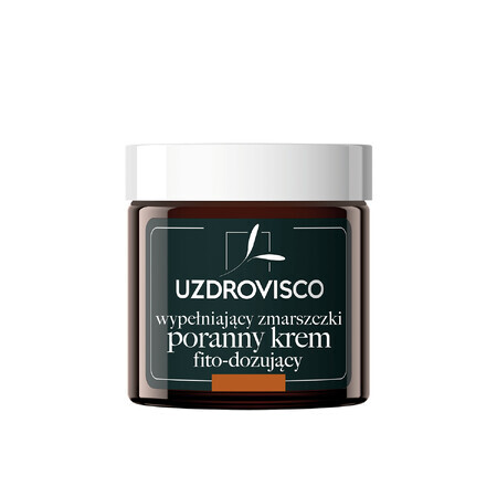 Uzdrovisco Curcuma, crème matin comblante rides, phyto-dosage, 50 ml