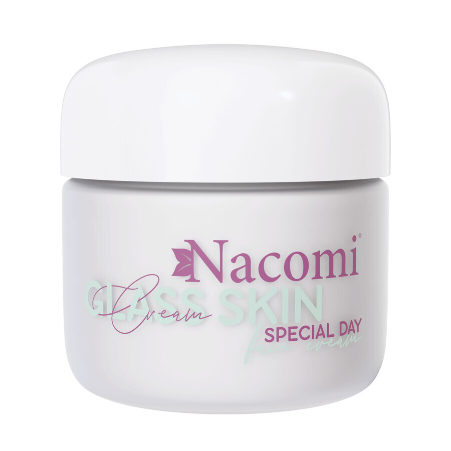 Nacomi Glass Skin, crème visage, 50 ml