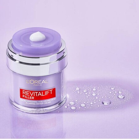 L'Oreal Revitalift Filler, Cremă de față fermecătoare cu acid hialuronic, zi, 50 ml