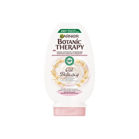 Garnier Botanic Therapy Oat Delicacy, après-shampooing apaisant, hypoallergénique, 200 ml