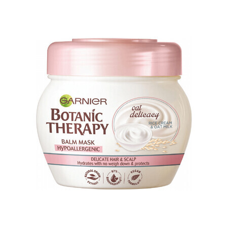 Garnier Botanic Therapy Oat Delicacy, masque capillaire hydratant, hypoallergénique, 300 ml