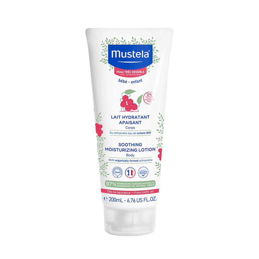 Mustela Sun Sensitive coffret, lait hydratant, 200 ml + lait solaire, SPF 50+, 100 ml