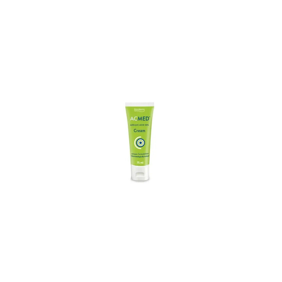 Acmed Cream, crème pour peaux grasses à imperfections, acide azélaïque 20%, 75 ml