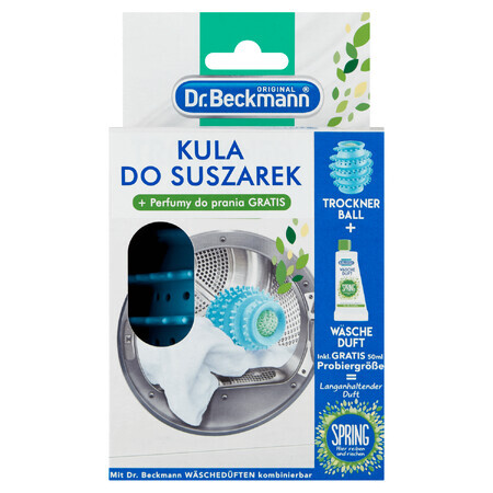 Dr. Beckmann, boule de séchage + parfum de lessive, Printemps, 50 ml offert