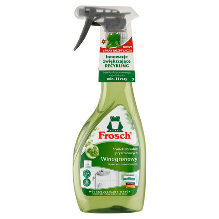 Frosch, nettoyant pour cabine de douche, raisin, spray, 500 ml