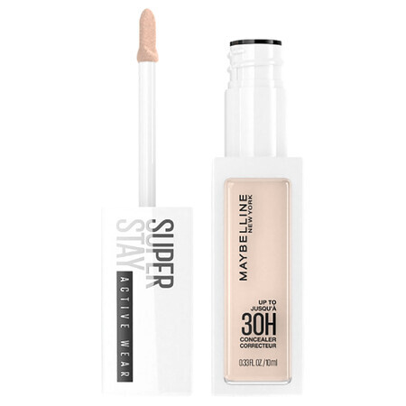 Maybelline Superstay Active Wear 30h, Corector pentru față, 10 Fair, 10 ml