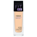 Maybelline Fit Me Luminous + Smooth Foundation Rozwietlajcy Podkad 120 Classic Ivory, 30ml----Neuer Name: Maybelline Fit Me Luminous + Smooth Foundation Aufhellender Flüssigfoundation 120 Class