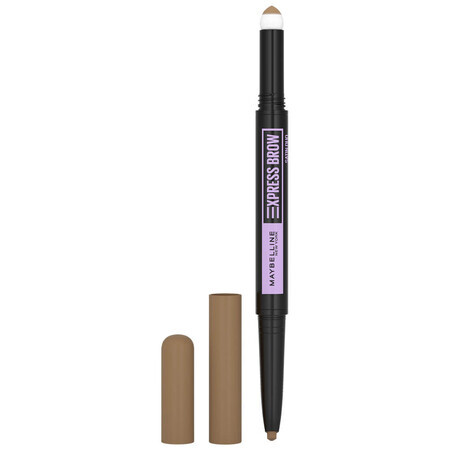 Matita per sopracciglia 2 in 1 Maybelline Express Brow Satin - Biondo Scuro 01, 0.71g