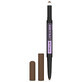 Maybelline Express Brow Satin Duo, crayon &#224; sourcils double face, 025 Brunette, 1 pi&#232;ce