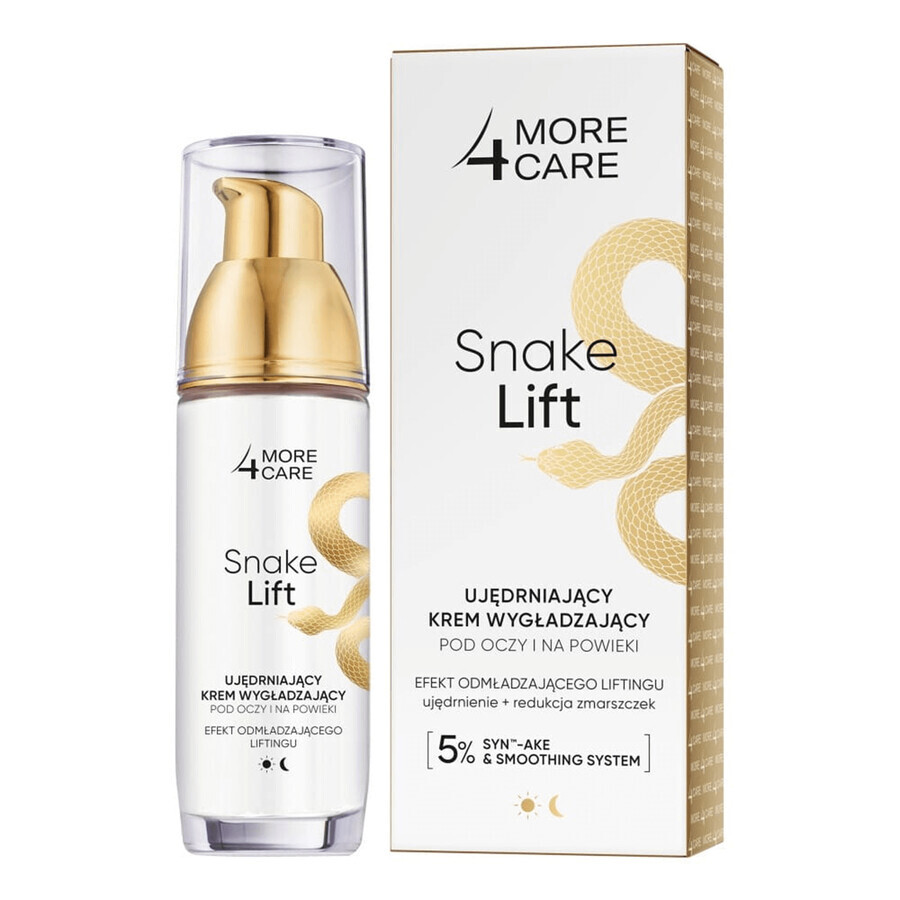 More 4 Care Snake Lift, crème raffermissante et lissante pour les yeux et les paupières, 35 ml